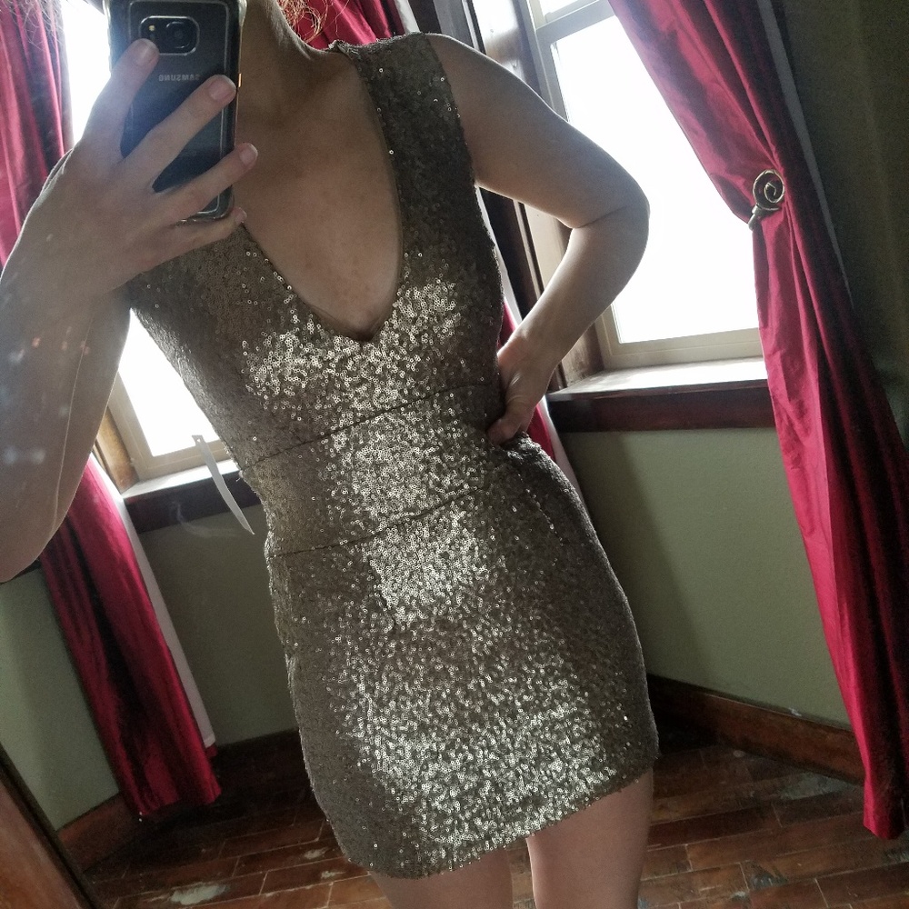 Tobi Sequined Party Dress